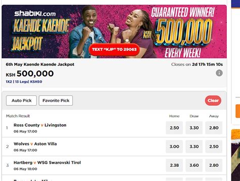 shabiki jackpot|shabiki kaende jackpot.